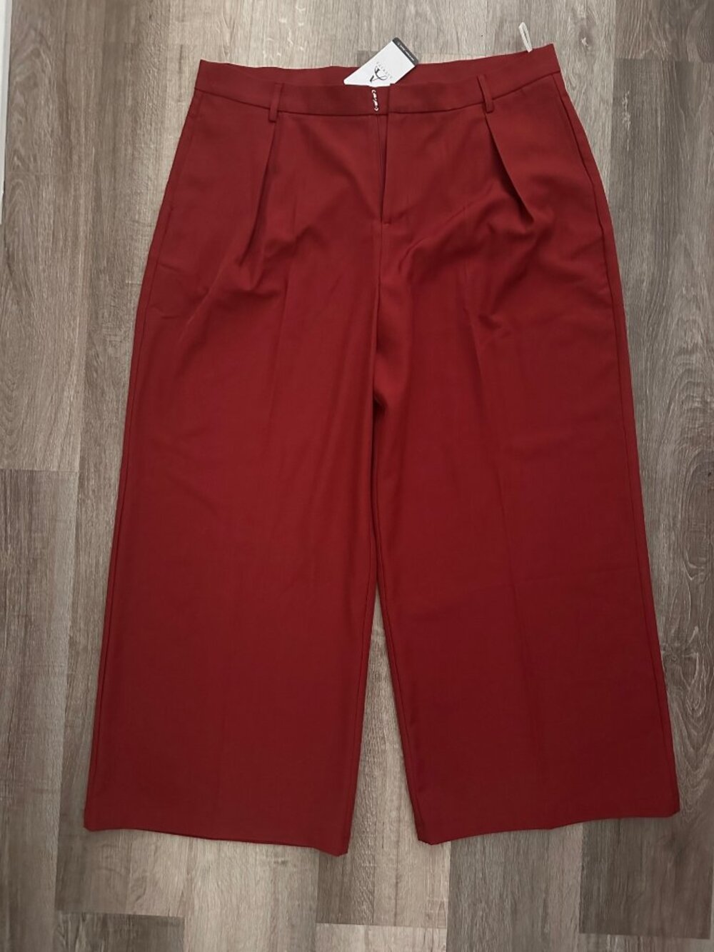 Anewsta curve maroon wide leg pants size 1XL